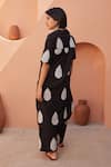 Shop_Gulabo Jaipur_Black Cotton Embroidery Collared Khalak Kurta And Pant Co-ord Set _at_Aza_Fashions