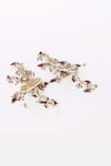 Buy_Dugran By Dugristyle_Multi Color Crystals, Stones Khoon Sa Rang Drop Earrings _Online_at_Aza_Fashions