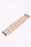 Buy_Dugran By Dugristyle_Red Beads Rangon Ki Rani Bracelet _Online_at_Aza_Fashions