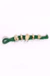 Dugran By Dugristyle_Green Gemstones Sabz Gehna Bracelet _Online_at_Aza_Fashions