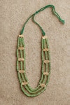 Buy_Dugran By Dugristyle_Green Hari Muskaan Layered Necklace _at_Aza_Fashions
