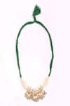 Dugran By Dugristyle_Green Sabz Roshni Choker _Online_at_Aza_Fashions