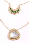 Dugran By Dugristyle_Green Hara Tilsam Necklace _at_Aza_Fashions