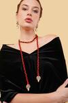 Buy_Dugran By Dugristyle_Multi Color Laal Nazaara Necklace _Online_at_Aza_Fashions
