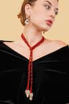 Shop_Dugran By Dugristyle_Multi Color Laal Nazaara Necklace _Online_at_Aza_Fashions