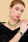 Buy_Dugran By Dugristyle_Multi Color Hari Zameen Necklace _Online_at_Aza_Fashions