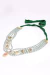 Dugran By Dugristyle_Green Sabz Umeed Necklace _Online_at_Aza_Fashions