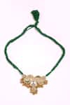 Dugran By Dugristyle_Green Sabz Nazara Necklace _Online_at_Aza_Fashions