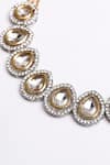 Buy_Dugran By Dugristyle_Gold Plated Stones Sona Sa Asar Necklace With Earring _Online