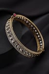Shop_Swabhimann_Gold Plated Polki Kada _at_Aza_Fashions