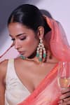 Shop_Zaza By Somya_Multi Color Stones Legacy Earrings _Online_at_Aza_Fashions