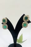 Buy_Zaza By Somya_Stones Moti Mahal Earrings _at_Aza_Fashions