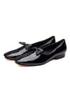 Buy_Shutiq_Black Beaulo Slip On Bow Loafers _Online_at_Aza_Fashions
