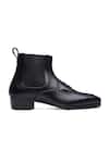 Shutiq_Black Manalo Penny Boots _Online_at_Aza_Fashions