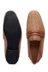 Shop_Shutiq_Brown Bere Seole Tan Penny Loafers _at_Aza_Fashions