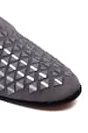 Shop_Shutiq_Gray Zen Grey Hand Embroidered Loafers _Online_at_Aza_Fashions