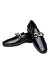Buy_Shutiq_Black Zizi Gold Chain Loafers _at_Aza_Fashions