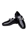 Buy_Shutiq_Black Zizi Silver Chain Loafers _at_Aza_Fashions