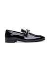 Buy_Shutiq_Black Zizi Silver Chain Loafers _Online_at_Aza_Fashions
