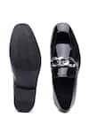 Shop_Shutiq_Black Zizi Silver Chain Loafers _at_Aza_Fashions