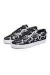 Buy_Shutiq_Black Zellona Textured Sneakers _Online_at_Aza_Fashions