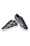 Buy_Shutiq_Black Zellona Textured Sneakers _at_Aza_Fashions