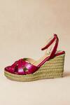 Shop_Sephyr_Wine Cici Red Platform Wedges _at_Aza_Fashions