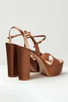 Shop_Sephyr_Brown Gigi Satin Block Heels _at_Aza_Fashions