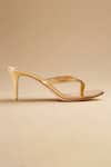 Buy_Sephyr_Gold Bellona Metallic Stiletto Heels _at_Aza_Fashions