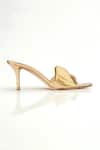 Buy_Sephyr_Gold Sabrina Metallic Stiletto Heels _at_Aza_Fashions
