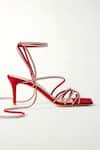 Buy_Sephyr_Red Rhinestones Octavia Suede Stiletto Heels _at_Aza_Fashions