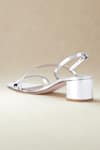 Shop_Sephyr_Silver Tyla Metallic Block Heels _at_Aza_Fashions