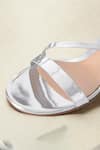 Sephyr_Silver Tyla Metallic Block Heels _Online_at_Aza_Fashions