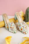 Buy_Azora_Green Embroidery Mint Blooms Heels _at_Aza_Fashions