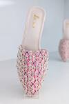 Azora_Beige Embroidery Designer Lush Heels _Online_at_Aza_Fashions