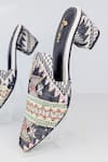 Buy_Azora_Black Embroidery Riwayaat Jacquard Embellished Heels _Online_at_Aza_Fashions