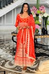 Buy_Kurrbat_Gold Chandelier Embroidered Juttis _at_Aza_Fashions