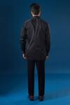 Rng Safawala_Black Crepe, Silk Sequins Fawn Shirt _Online_at_Aza_Fashions