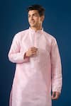 Buy Arihant Rai Sinha Pink Silk Embroidery Light Lucknowi Kurta Set Buy_Arihant Rai Sinha_Pink Silk Embroidery Light Lucknowi Kurta Set