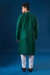 Arihant Rai Sinha_Green Silk Lucknowi Embroidered Kurta Set _Online_at_Aza_Fashions