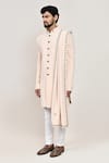 Buy_Arihant Rai Sinha_Cream Embroidery Sherwani Pant Set 
