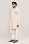 Arihant Rai Sinha_Cream Embroidery Sherwani Set _at_Aza_Fashions