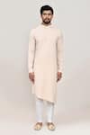 Buy_Arihant Rai Sinha_Cream Kurta And White Pant Set _Online_at_Aza_Fashions