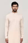 Arihant Rai Sinha_Cream Kurta And White Pant Set _at_Aza_Fashions