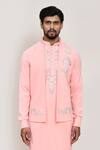 Buy Arihant Rai Sinha Pink Embroidery Nehru Jacket at Aza Fashions Buy_Arihant Rai Sinha_Pink Embroidery Nehru Jacket _at_Aza_Fashions