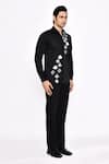 Buy_Aryavir Malhotra_Black Cotton Printed Blend Shirt _Online_at_Aza_Fashions