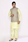 Buy Arihant Rai Sinha Silk Embroidery Printed Nehru Jacket Buy_Arihant Rai Sinha_Silk Embroidery Printed Nehru Jacket