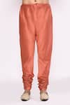 Arihant Rai Sinha_Orange Silk Rust Blend Churidar _Online
