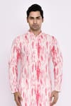Buy_Arihant Rai Sinha_Pink Cotton Pure Kurta _Online_at_Aza_Fashions