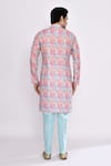 Shop_Arihant Rai Sinha_Multi Color Silk Blend Kurta _at_Aza_Fashions